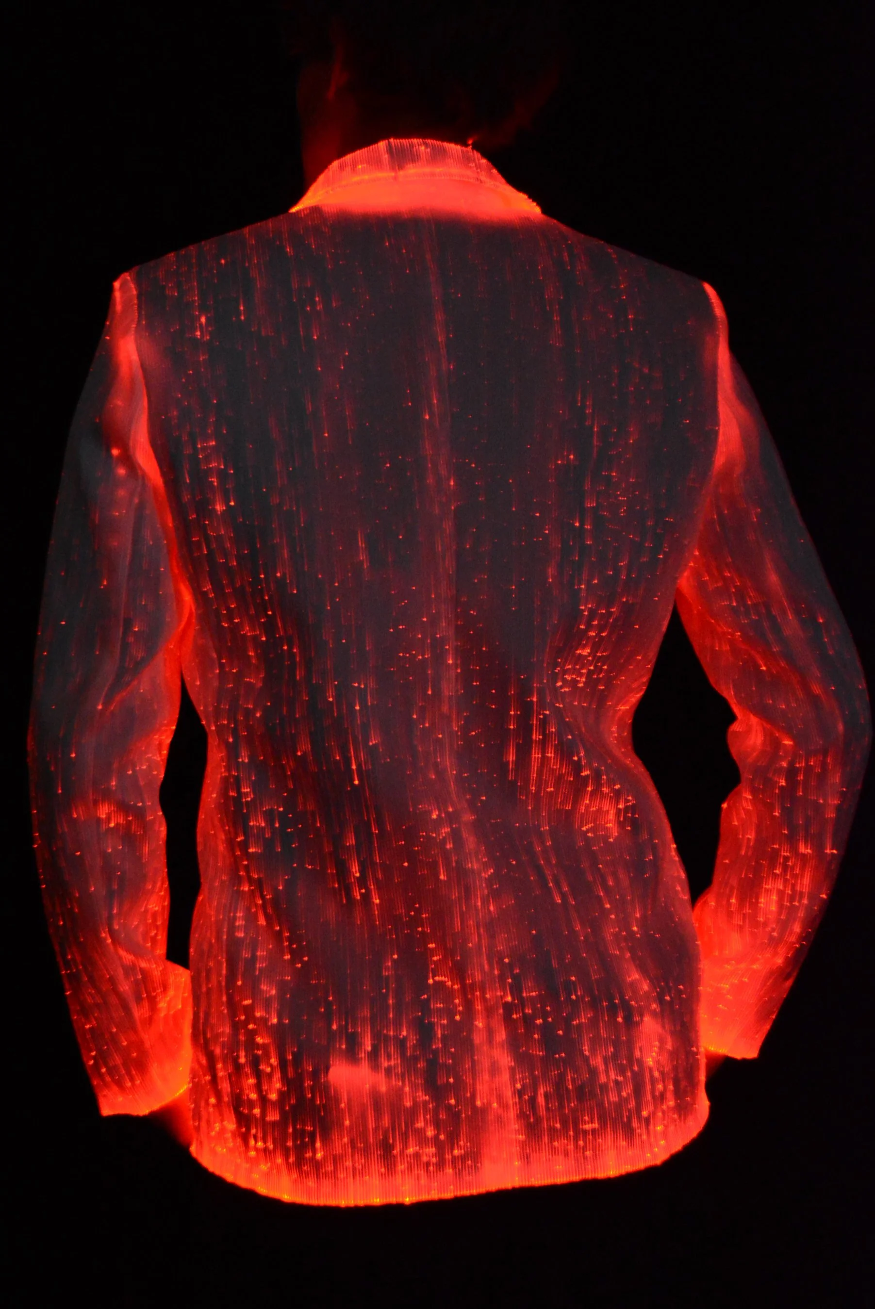 Sound Activated LED Light Up Fiber Optic Jackets - Bluetooth - Image 4