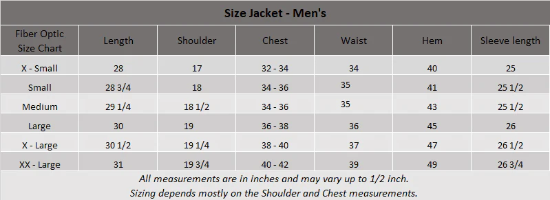 Sound Activated LED Light Up Fiber Optic Jackets - Bluetooth - Image 9