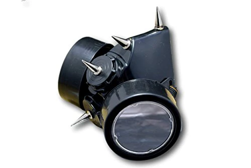 Spiked Cyber Goth Gas Mask - Image 7